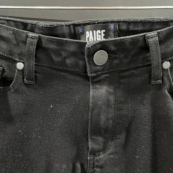 Paige, Black denim. Verdugo ultra skinny - Picture 2 of 4
